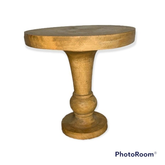 Hearth and Hand with Magnolia Other - HEARTH and Hand with Magnolia Solid Wood Pedestal Cake Stand 9.5” x 10”